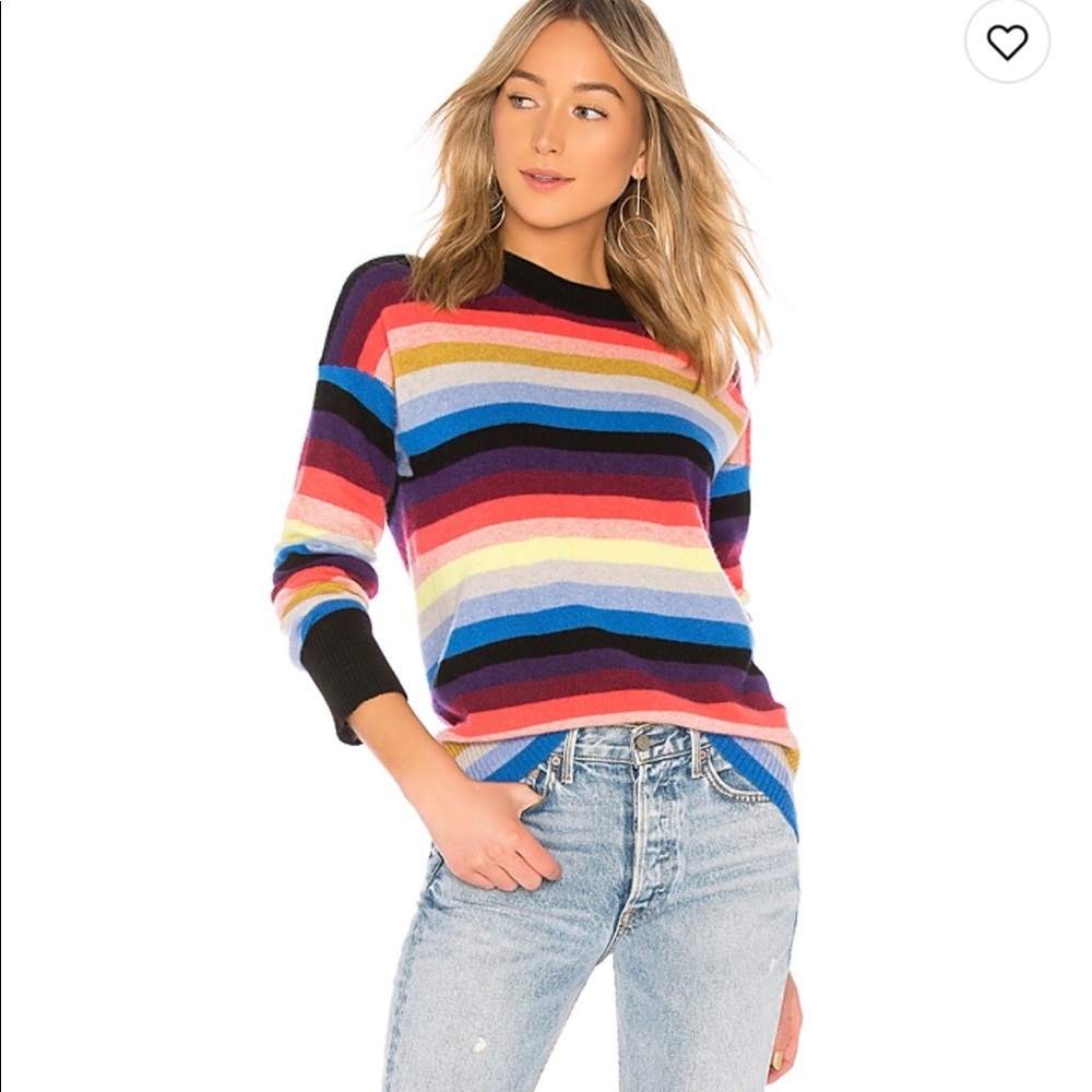 White + Warren NEVER WORN stripe sweater